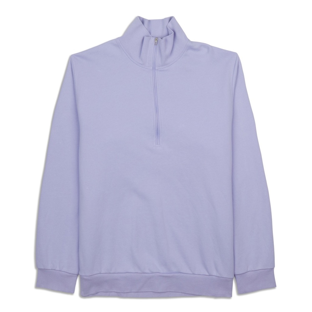 Lululemon French Terry Oversized Half Zip size x-small